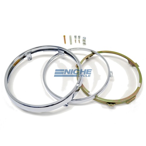Honda chrome headlight - chrome, rim